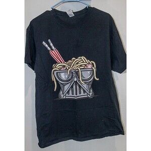 Star Wars Darth/Earth Vader noodle head with light saber chop sticks Mens Size l